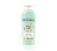DESSANGE - Shampoing Régulateur Douce Argile - Formule Enrichie En Acide Salicylique & Argile Blanche - Purifie Les Racines & Adoucit Les Pointes - Racines Grasses & Pointes Sèches - 280ml