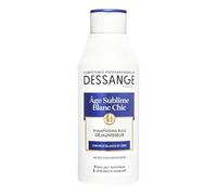DESSANGE - Shampooing Anti-Reflets Jaunes Cheveux Blancs et Gris, Hydratation Douce (250 mL) - Le lot de 3