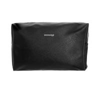 DESSANGE - Trousse de Toilette - Box Rectangulaire - Simili-cuir Noir - Grand Capacité de Rangement - Trousse de Voyage - Résistant - Trousse Beauté