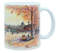 DESSAPT Arts - Le Château de Versailles en Aquarelle - Mug Céramique 325 ml - Blanc Brillant - Tasse-Cadeau Unique avec les Magnifiques Paysages Versaillais - Imprimé en France