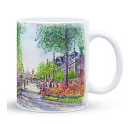 DESSAPT Arts - Mug en Céramique de 325 ml - Collection Aquarelle France par Guy Dessapt (Paris, Versailles) (Paris - Grand Palais)