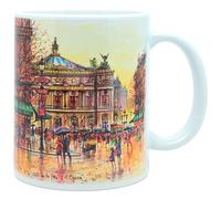 DESSAPT Arts - Mug en Céramique de 325 ml - Collection Aquarelle France par Guy Dessapt (Paris, Versailles) (Paris - Opéra)