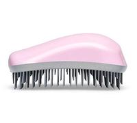 DESSATA pink-silver detangling hairbrush. Original size.