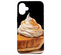 Dessert à la crème fouettée Tranche de Tarte au Caramel Coque pour iPhone 16 Plus