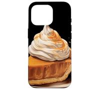 Dessert à la crème fouettée Tranche de Tarte au Caramel Coque pour iPhone 16 Pro