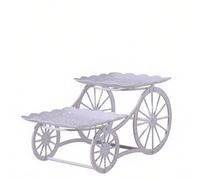 Dessert Display Stand Présentoir Pâtisserie Plateau Cupcakes Support Gâteaux à Niveaux Charrette Ornementale Construction Solide Décor Ajouré Convient, style to 9