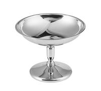 Dessert en acier inoxydable, coquilles de glace en acier inoxydable | Coquilles d'Eisca avec pieds | Coupe de mousse, conteneur de bonbons, cadeaux de fête pour servir, salade,