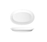 Dessert Plate Assiette à dîner couleur sous glaçure, assiette en céramique à motif de pierre simple, assiette à poisson ovale, plat de maison Vaisselle(A)