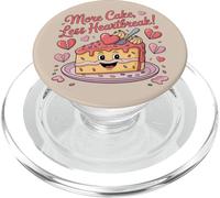 Dessert Sweet Bakery Plus de gâteaux Moins de Heartbreak Baking PopSockets PopGrip pour MagSafe