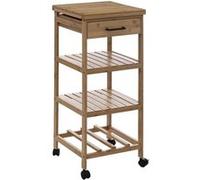 Desserte 1 tiroir PM en bambou Linha 5five Beige G
