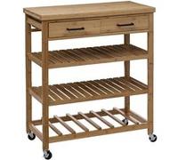 Desserte 2 tiroirs GM en bambou Linha 5five Beige G