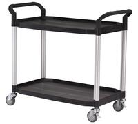 Desserte 250 kg alu 2 plateaux 915x520 mm plastique FIMM - 885007671