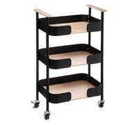 Desserte 3 niveaux avec roulettes Hauteur 74.6 cm Atmosphéra