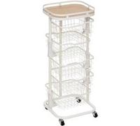 Desserte Balm 5 niveaux L34,5cm blanc - 5 five simply smart