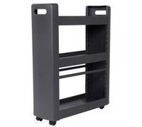 EDA 10495 BL PX25 DESSERTE MOBILO 3 étagères modulables, polypropylène, Blanc, Dim. : 60 x 22 x 79 cm