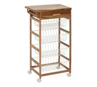 Desserte Acacia 50x34,5x88,8cm 4 niveaux - 5 five simply smart