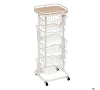 Desserte Balm 5 niveaux L34,5cm blanc - 5 five simply smart