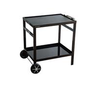 Cook'in Garden - Desserte en métal clipsable pour plancha COBAN. Desserte extérieure à roulettes pour Plancha et Barbecue