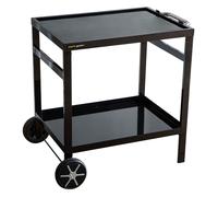 Cook'in Garden - Desserte en métal clipsable pour plancha COBAN. Desserte extérieure à roulettes pour Plancha et Barbecue