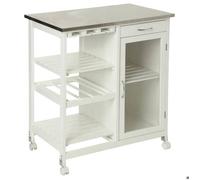 Desserte cuisine plateau inox - Atmosphera createur d'interieur