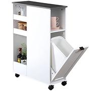 Desserte de cuisine avec poubelle, 60 x 25 x 86 cm, KESPER