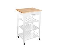 Desserte de cuisine blanche modèle CLAUDE PM