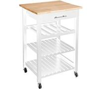 Table d'appoint "Claude" blanc H88 cm - Atmosphera créateur d'intérieur