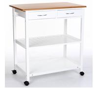 Desserte de Cuisine ""Cuistot"" 87cm Blanc