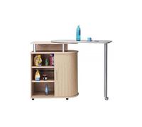 SIMMOB Desserte de Cuisine et Table Pivotante Chêne