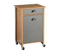 Desserte de cuisine - GENERIQUE - Kesper - Bois - 2 poubelles amovibles - H 86 cm