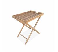 Alice's Garden Desserte de Jardin en Bois 68x44cm - Murcia - Plateau Amovible sur Pied. Table d'appoint. Table Basse