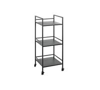 Desserte Design 3 Niveaux "Annie" 92cm Noir