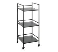Desserte Design 3 Niveaux "Annie" 92cm Noir
