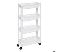 Desserte extensible 4 niveaux blanc