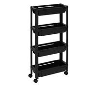 Desserte extensible 4 niveaux noir