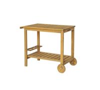 Desserte extérieure bois de sapin + roues et poignée L95cm AULNE