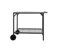 Desserte extérieure pour plancha noir Neka