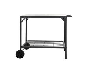 Desserte extérieure pour plancha noir Neka