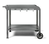 LIVOO Desserte GS168G Gris 91,5 x 50,2 x 80 cm