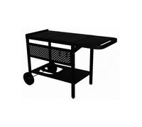 Somagic Barbecues Desserte Kelia en métal – spéciale plancha – Noir