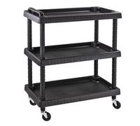 Art Plast Chariot multimédia D + 75373 – Plastique Noir (920, 750, 375, 755 mm)