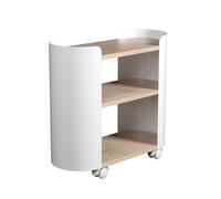 GELCO DESIGN desserte Oblong Spot métal Blanc à roulettes