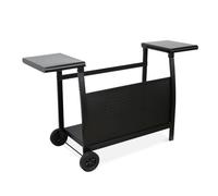 Desserte plancha 4 brûleurs acier