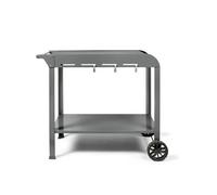 LIVOO Desserte GS168G Gris 91,5 x 50,2 x 80 cm