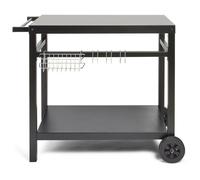 Desserte pour plancha - LIVOO - GS130 - Plateau 85 x 50 cm - Convient pour les planchas 2, 3 ou 4 brûleurs - Finition métal