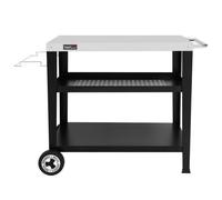 Desserte Pour Plancha Mobile Royal Gourmet - Chariot Barbecue En Acier Inoxydable 85 X 50 Cm