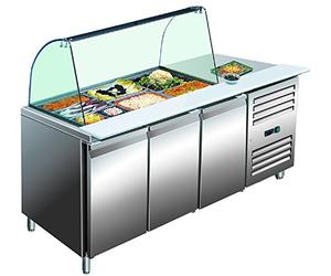 Desserte réfrigérée 3P + saladette GN 3100 TNS - SARO