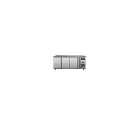 DESSERTE REFRIGEREE INOX -2/+8°C GAZ R600 - R290 - Acier inoxydable4Pleine x600xmm