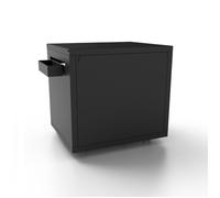 Desserte roulante pour plancha Forge Adour - Acier noir