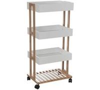 Desserte salle bain Léa bambou blanc 5five Blanc G